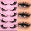 Cat Eyelashes 5 Pairs