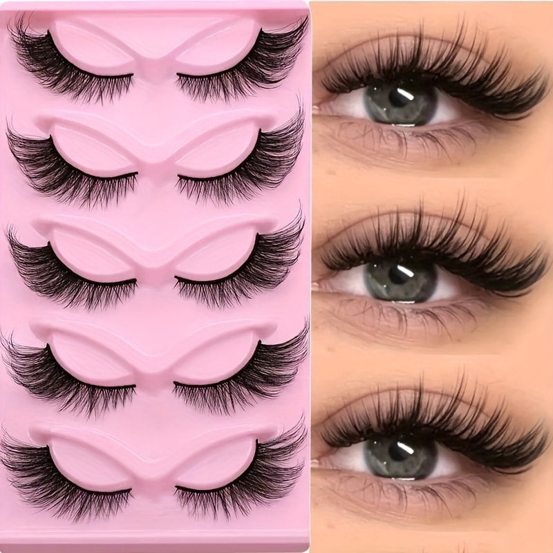 Cat Eyelashes 5 Pairs