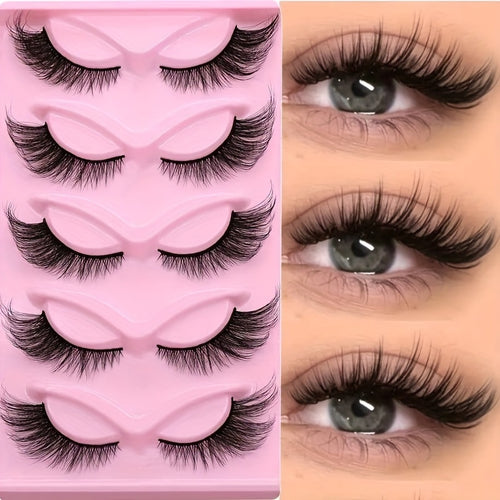 Cat Eyelashes 5 Pairs